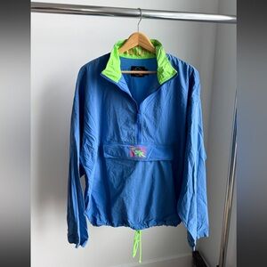 $18 AS IS Vtg 90s Gotcha Surf Packable Windbreaker M 26.5 x 27.5